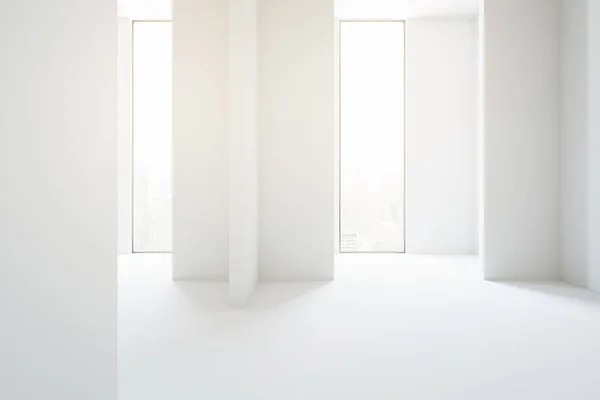 Prázdný konkrétní interiér — Stock fotografie
