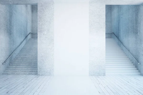 Chambre avec bannière blanche — Photo