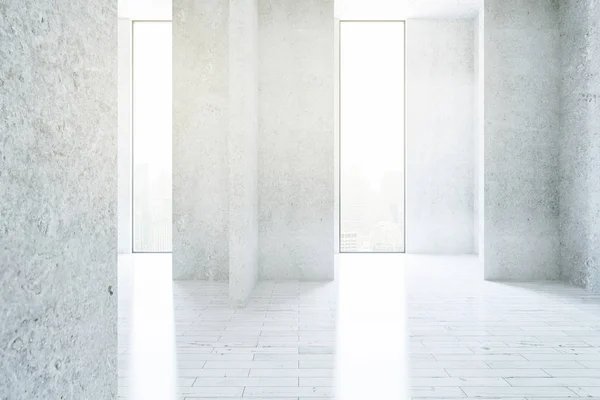 Interior de concreto texturizado — Fotografia de Stock