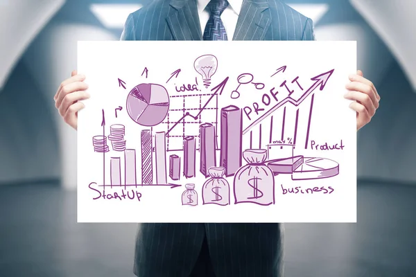 Business presentation concept — Stock Photo, Image