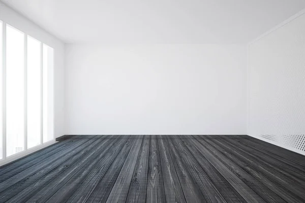 Zimmer mit leerer Wand — Stockfoto