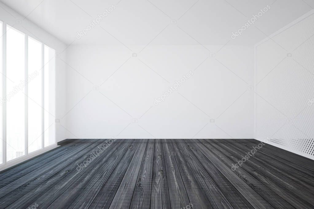Room with empty wall