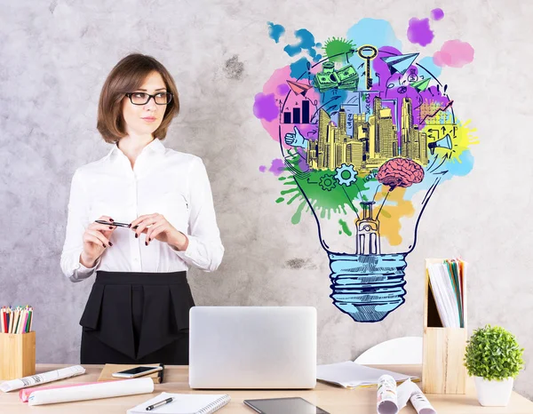 Concepto de ideas empresariales creativas — Foto de Stock