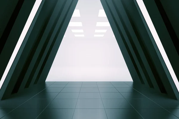 Interior do corredor abstrato — Fotografia de Stock