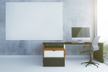 Boş poster ve işyeri