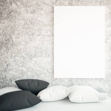 Kanepe ve beyaz tahta