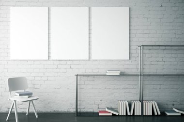 Tuğla iç afiş ile