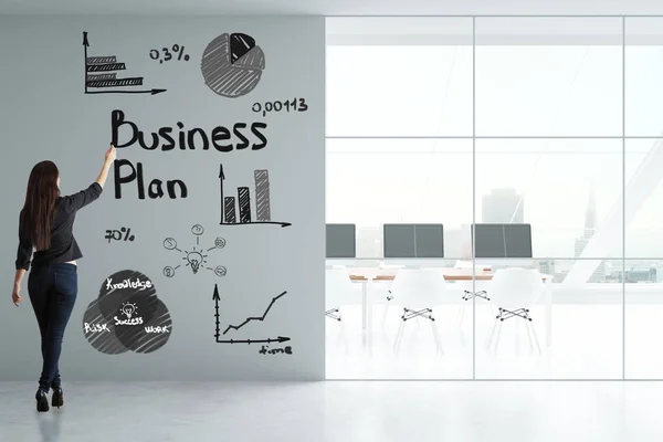 Concetto di business plan — Foto Stock