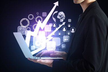 Çevrimiçi iş kavramı