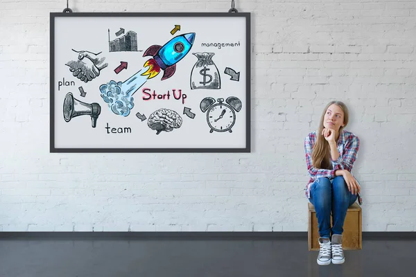 Start-up-Konzept — Stockfoto