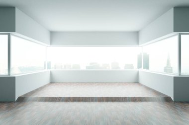 Şehir Manzaralı fütüristik iç