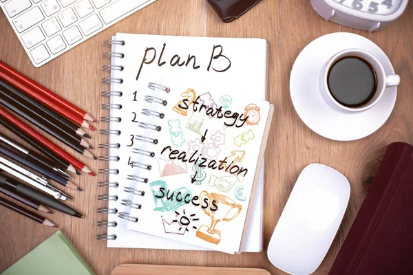 Concepto del Plan B — Foto de Stock