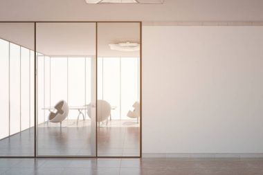 Boş duvar tonlama ile office