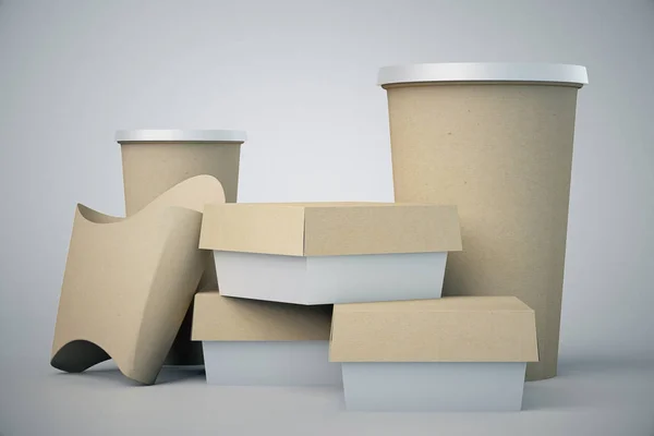 Fast food packaging — Stock Photo, Image