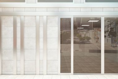 Dükkanı açık dış afiş ile