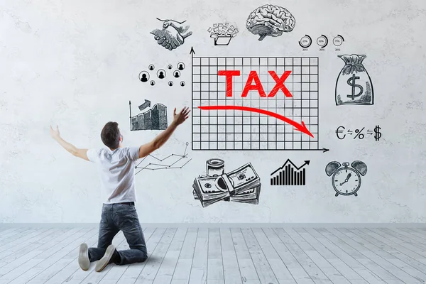 Low tax concept — Stock Photo, Image