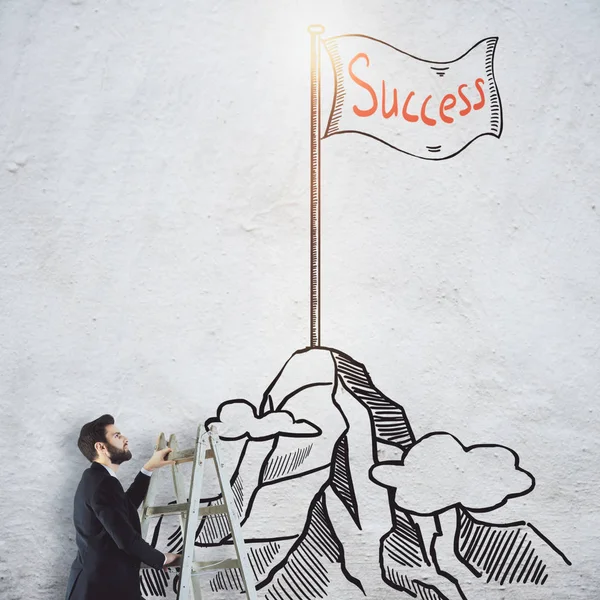 Succes en leiderschap concept — Stockfoto