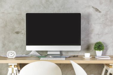 Pc ile modern çalışma alanı