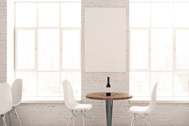 Tuğla kafe ile bayrak