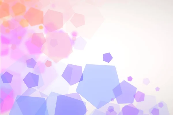 紫の六角形の背景 — ストック写真