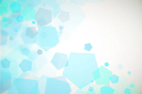 Blue hexagon background — Stock Photo, Image
