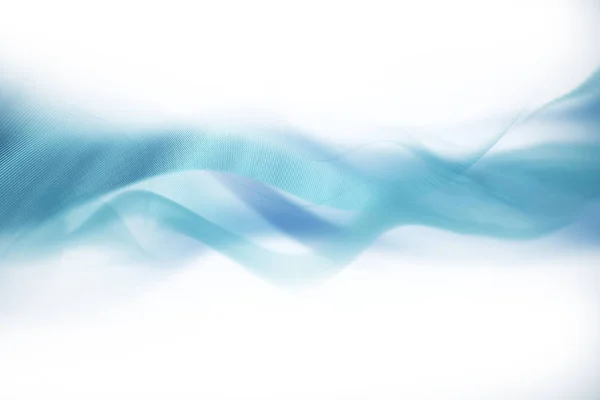 Blaue Wellen auf weißem Hintergrund — Stockfoto