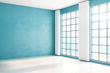 Mobilyasız mavi iç yan