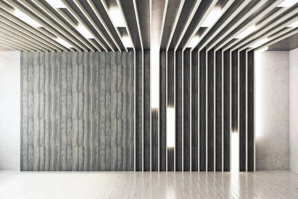 Interior moderno com parede vazia — Fotografia de Stock