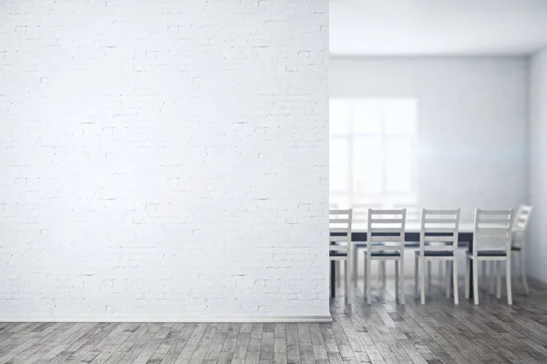 Sala riunioni con parete vuota — Foto Stock
