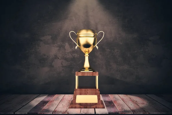 Golden winner's cup — Stockfoto