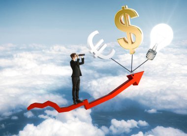 Finansal büyüme ve araştırma kavramı 