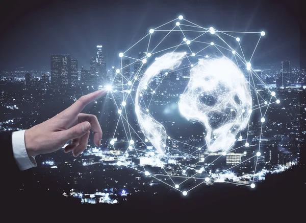 küresel ağ ve iletişim konsepti 