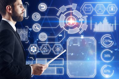 Teknoloji ve analytics kavramı 