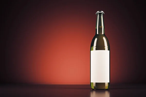 Frasco de cerveja vazio — Fotografia de Stock