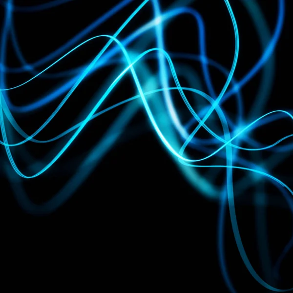 Blue glowing wave background — Stock Photo, Image