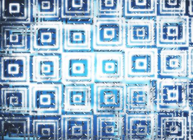 Yaratıcı kare arka plan. Teknoloji kavramı. 3D render 