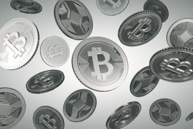 Düşen gümüş bitcoins 