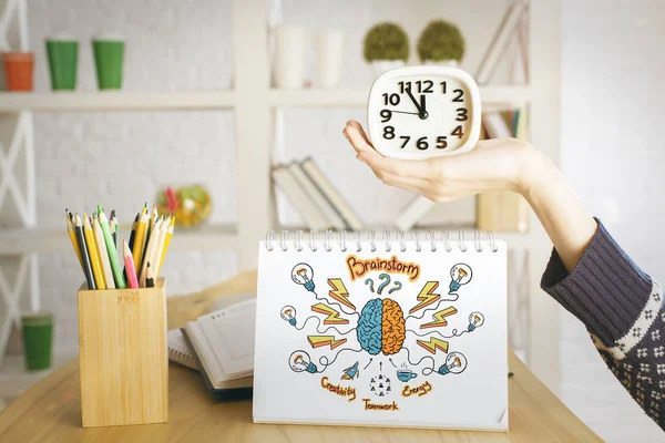 Tormenta de ideas y concepto de plazo — Foto de Stock