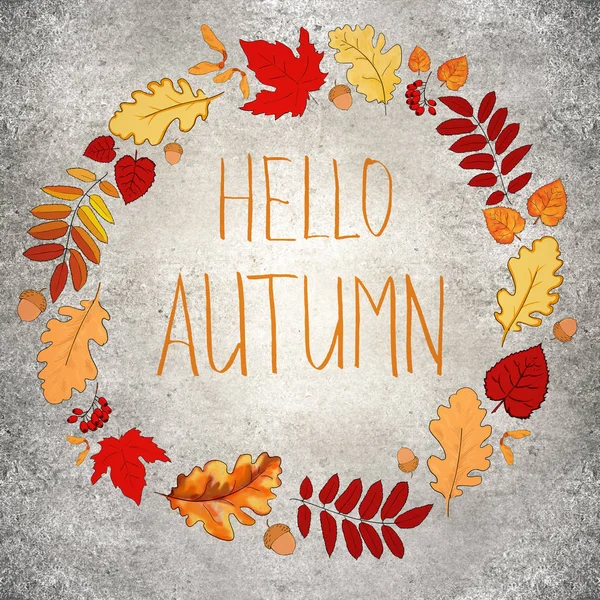 Konkreter Herbst-Hintergrund — Stockfoto