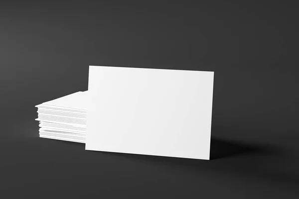 Empty business cards, presentation concept — Stock Photo, Image
