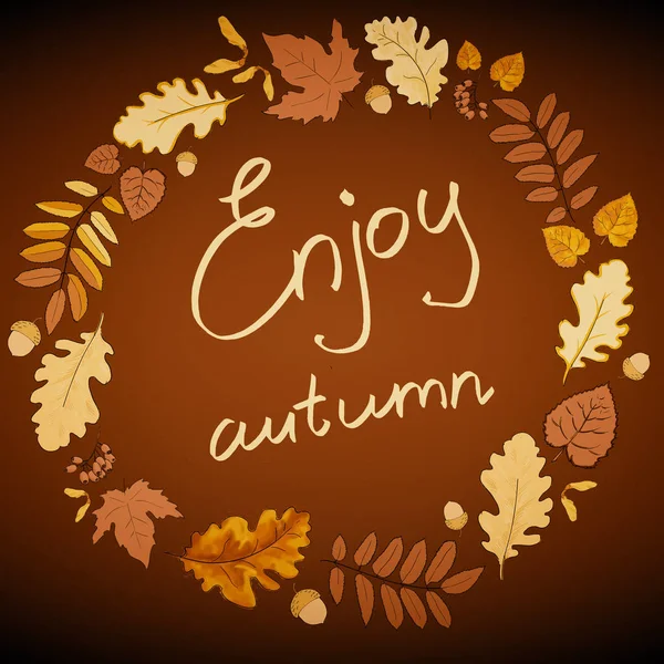 Brun hösten bakgrund — Stockfoto