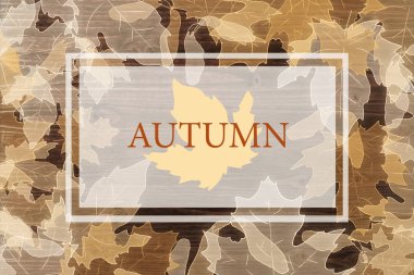 Yaratıcı sonbahar arka plan 