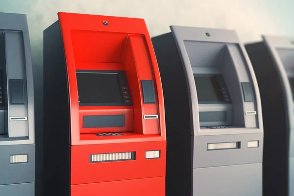 ATM-machines kant — Stockfoto