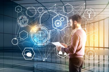 Teknoloji ve analytics kavramı 