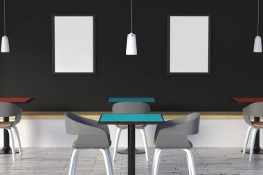 Posteri ile modern café 
