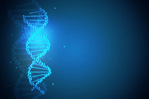 Blue DNA backdrop — Stock Photo, Image