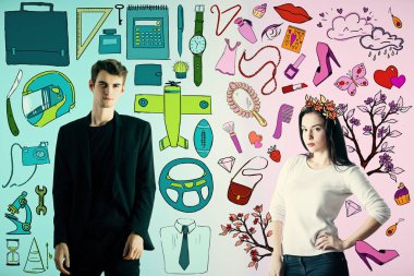 Erkek ve kadın şeyler 