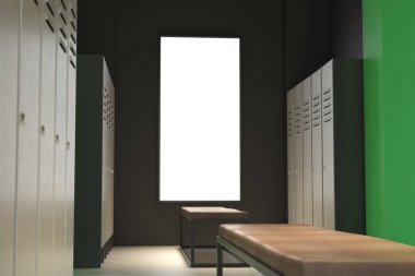 Yeni yeşil soyunma odası 