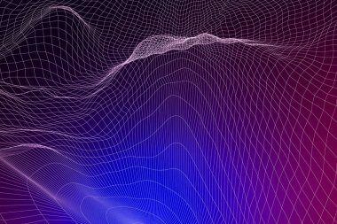 Mavi ızgara duvar kağıdı