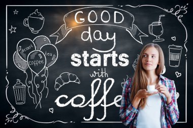 Erkek kahve arka plan üzerinde 